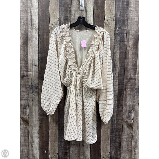 Romper By Shein In Tan, Size: S