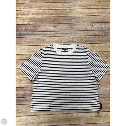 Top Short Sleeve By J. Crew In Striped Pattern, Size: S