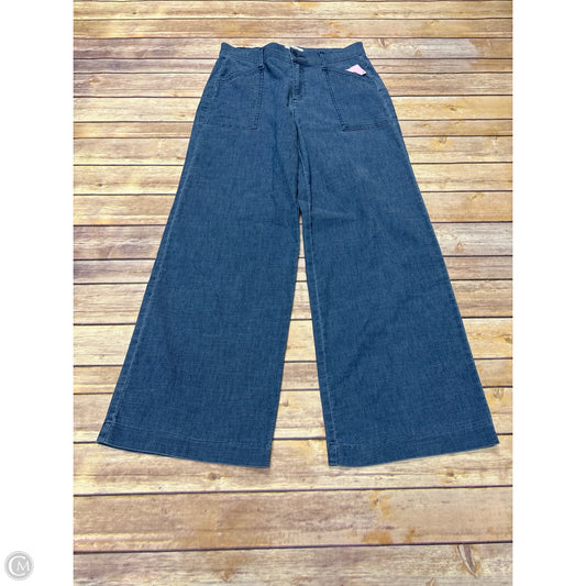 Pants Wide Leg By Evereve In Blue, Size: 2
