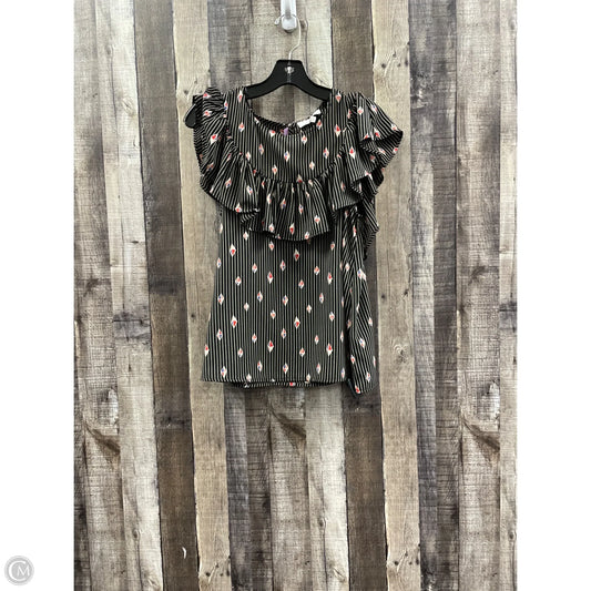 Top Short Sleeve By Eri + Ali In Black, Size: Xs