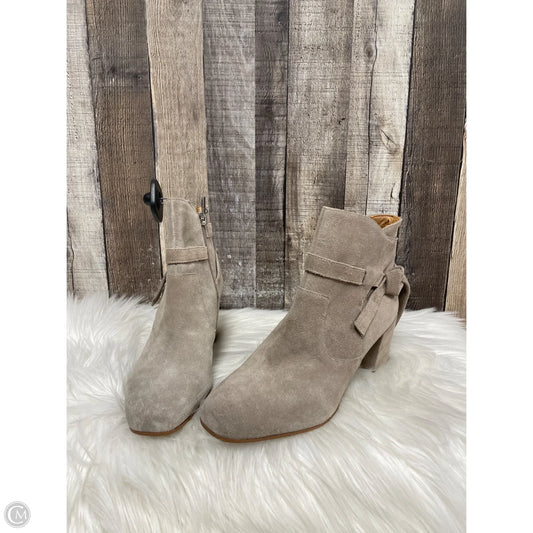 Boots Ankle Heels By Franco Sarto In Brown, Size: 7