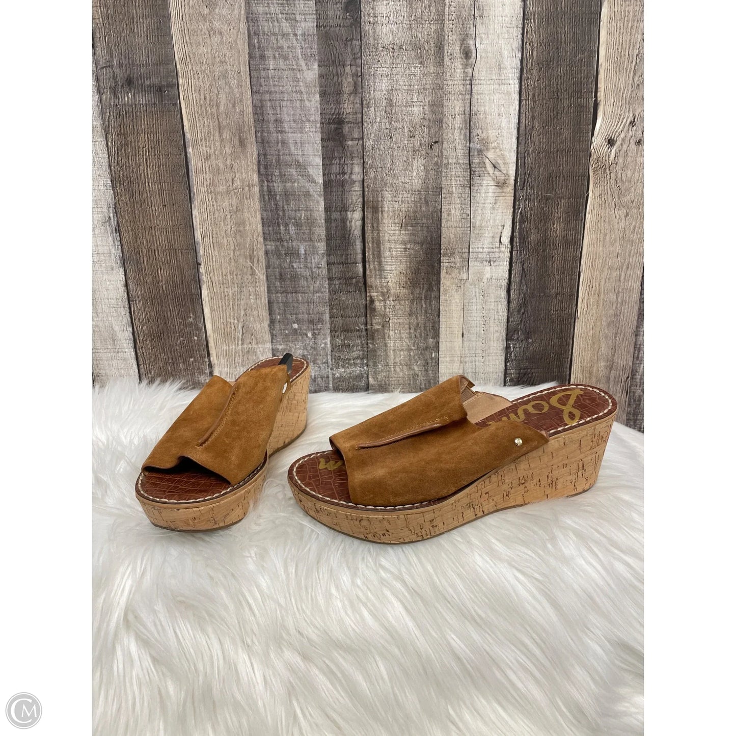 Sandals Heels Platform By Sam Edelman In Brown, Size: 9