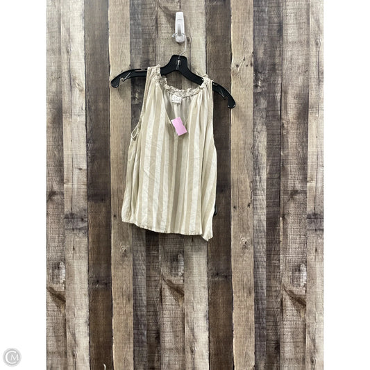 Tank Top By Velvet In Striped Pattern, Size: S