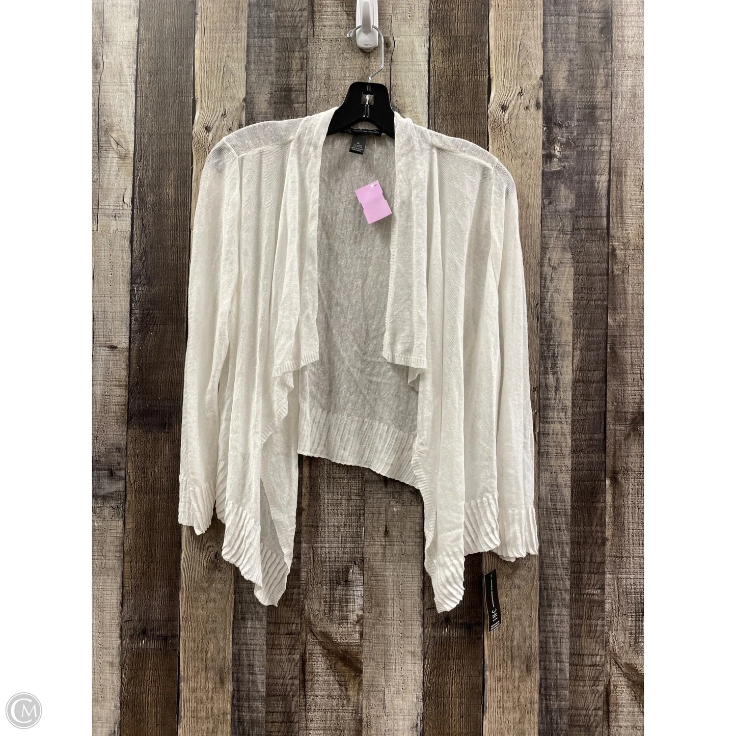 Cardigan By Inc In White, Size: Xl