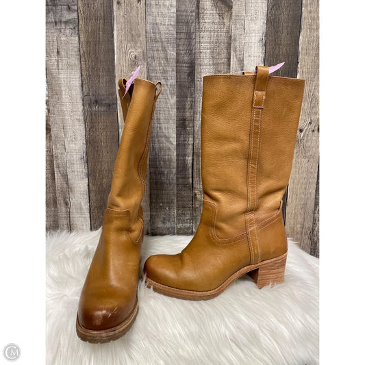Boots Leather By Cmc In Brown, Size: 10