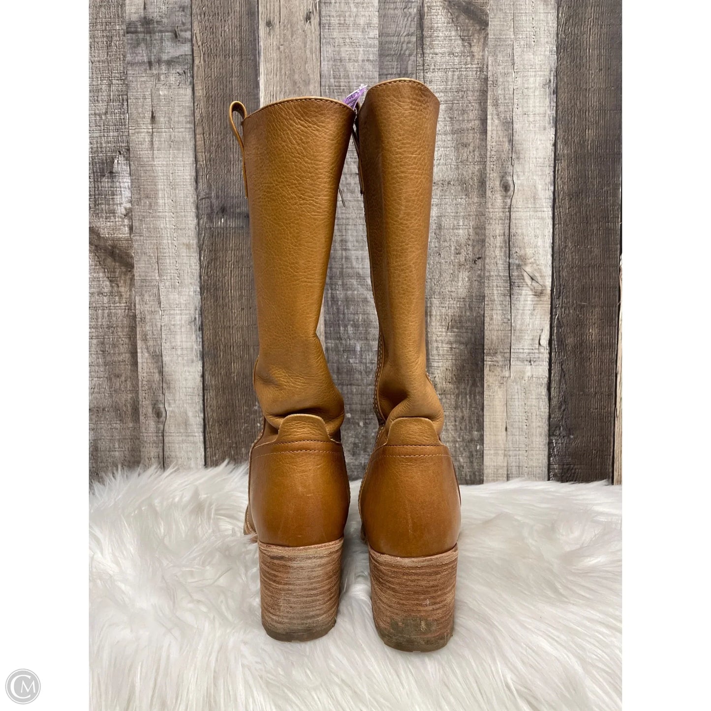 Boots Leather By Cmc In Brown, Size: 10