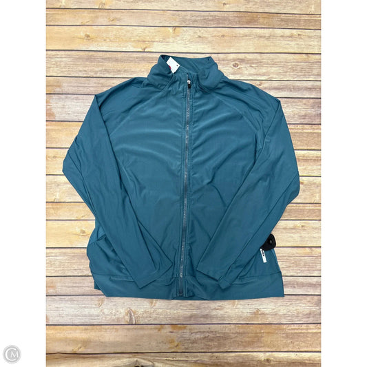 Athletic Jacket By Rbx In Blue, Size: Xl