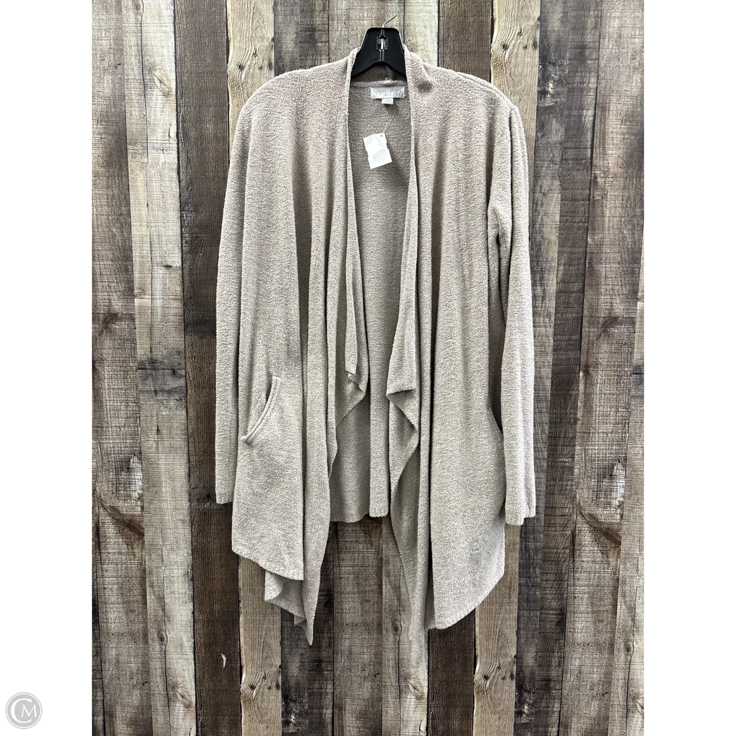 Sweater Cardigan By Barefoot Dreams In Grey, Size: S
