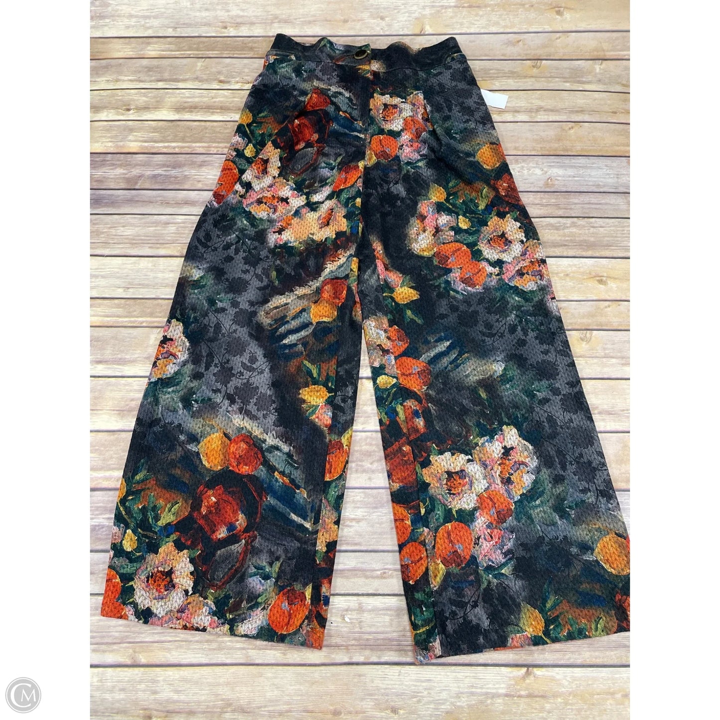 Pants Wide Leg By Eva Franco In Floral Print, Size: S