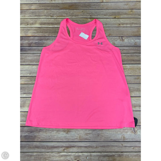 Athletic Tank Top By Under Armour In Pink, Size: Xl