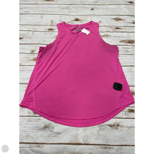 Athletic Tank Top By Tek Gear In Pink, Size: Xl
