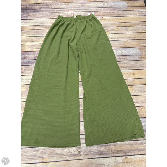 Pants Wide Leg By Shein In Green, Size: 10