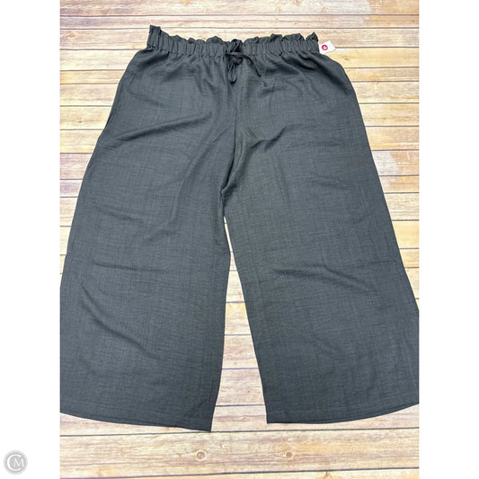 Pants Wide Leg By Shein In Grey, Size: 26