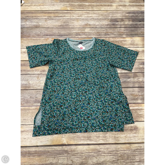Athletic Top Short Sleeve By Lands End In Green, Size: S