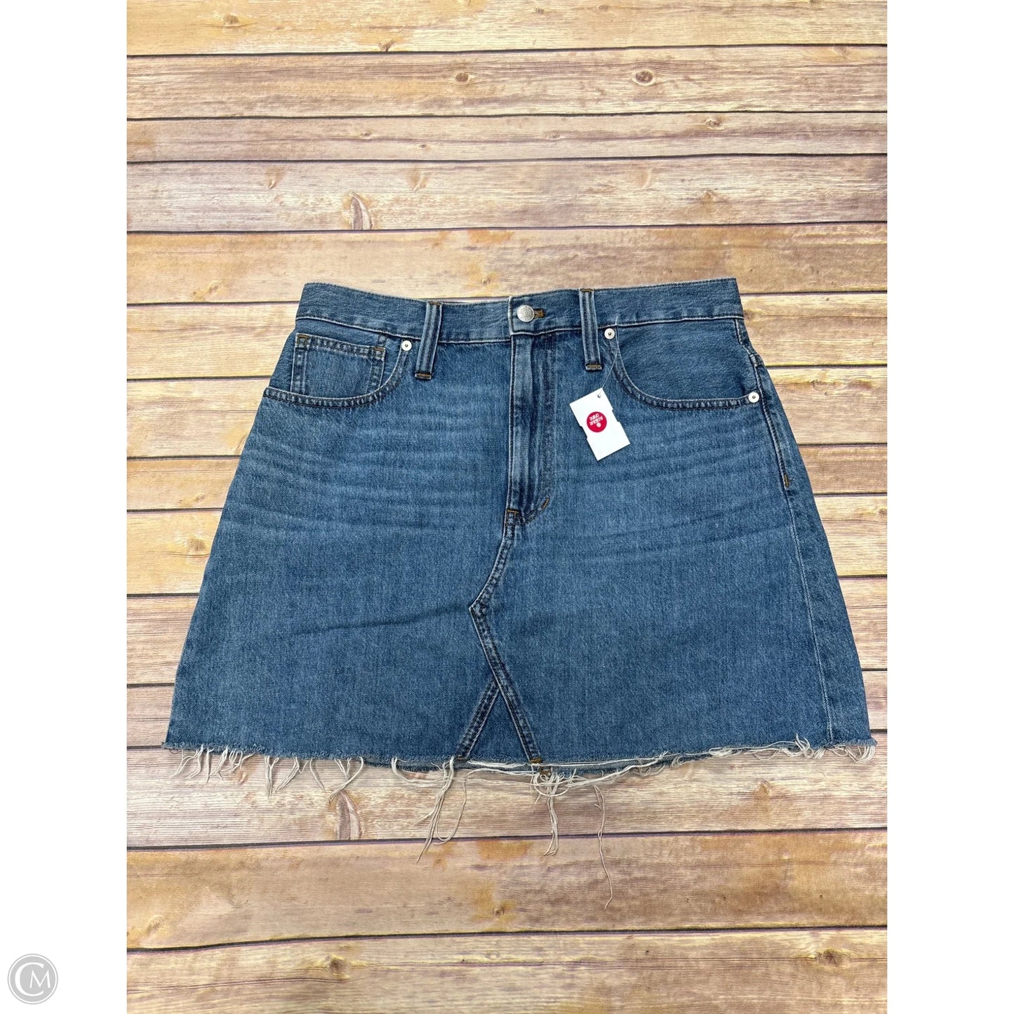 Skirt Mini & Short By Madewell In Blue Denim, Size: 10