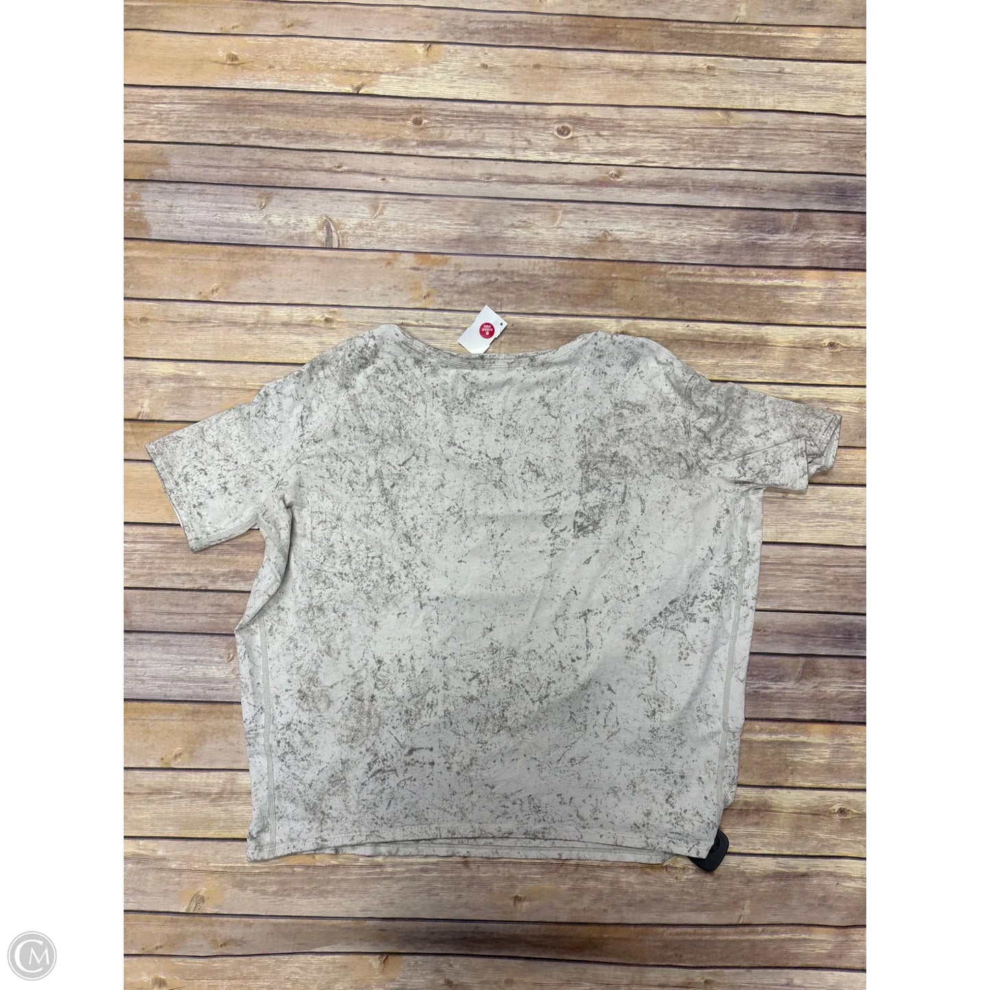 Athletic Top Short Sleeve By Lululemon In Brown, Size: M