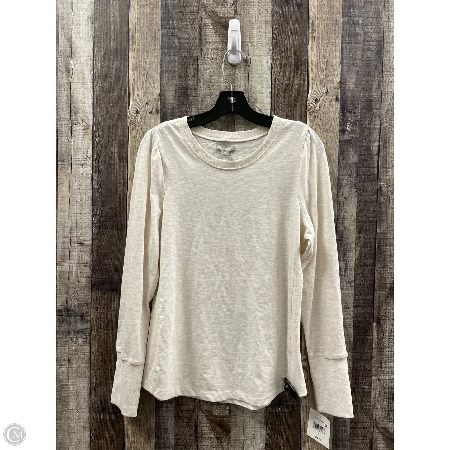 Top Long Sleeve Basic By Falls Creek In Animal Print, Size: M