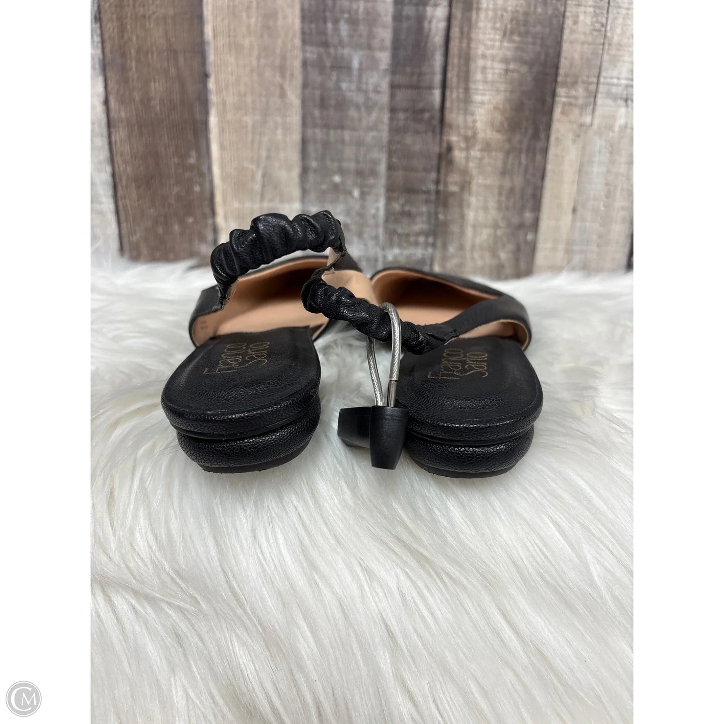 Sandals Flats By Franco Sarto In Black, Size: 7.5