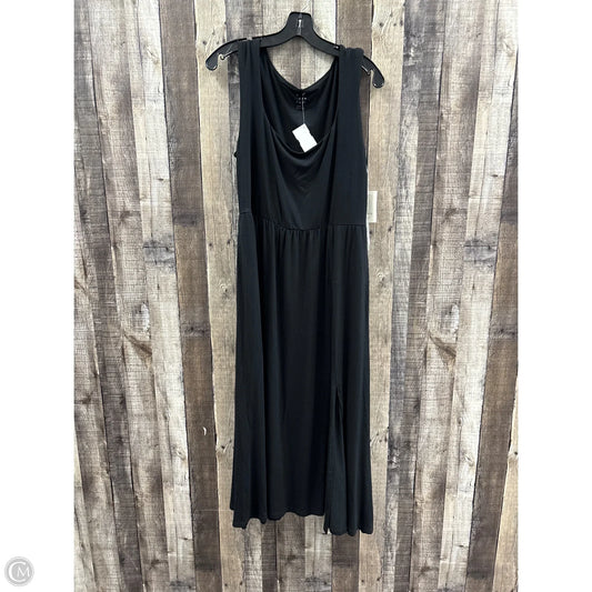 Dress Casual Maxi By A New Day In Black, Size: L