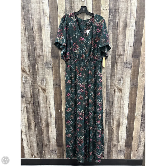 Dress Casual Maxi By Halogen In Green, Size: Xl