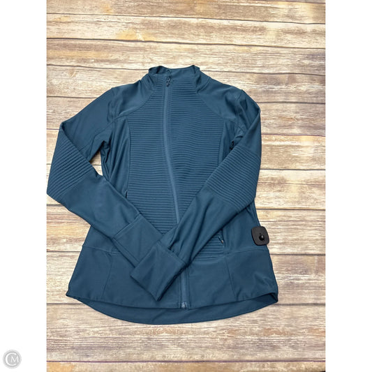 Athletic Jacket By Mondetta In Blue, Size: M