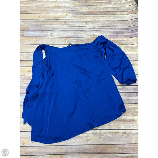 Top Long Sleeve By Torrid In Blue, Size: 1x
