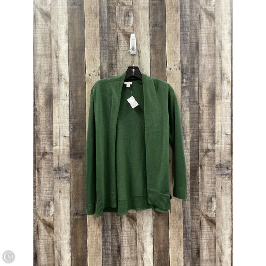 Sweater Cardigan By J. Jill In Green, Size: S