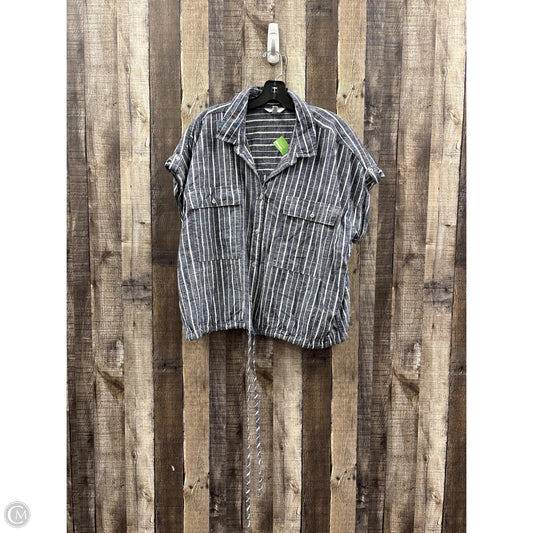 Top Short Sleeve By Time And Tru In Blue, Size: 3x