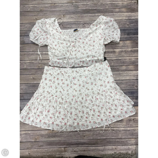 Skirt Set 2pc By Arula In White, Size: 1x