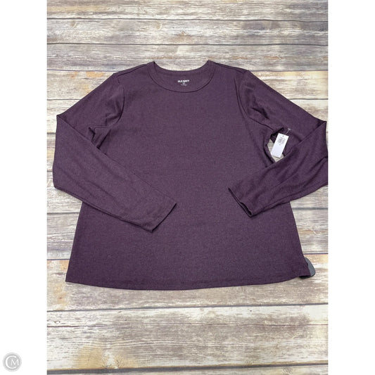 Top Long Sleeve By Old Navy In Purple, Size: 2x