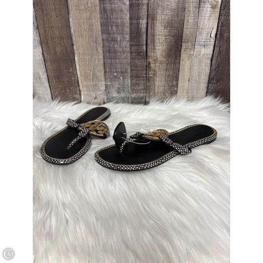 Sandals Designer By Tory Burch In Polkadot Pattern, Size: 7