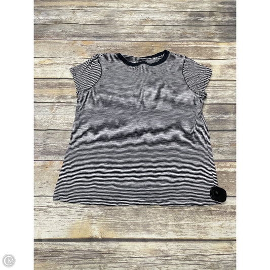 Top Short Sleeve Basic By Universal Thread In Striped Pattern, Size: L