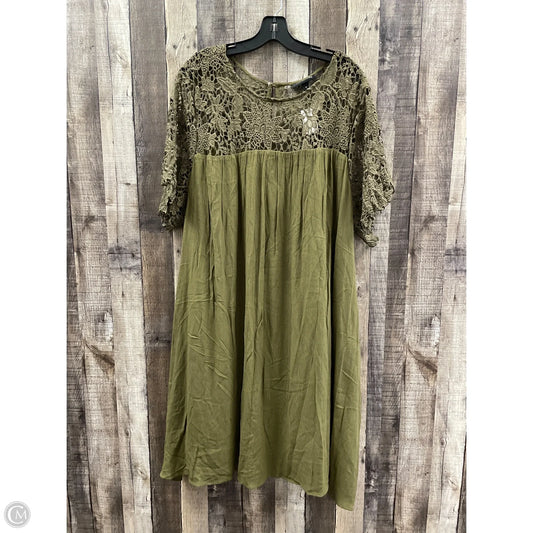 Dress Casual Short By Lane Bryant In Green, Size: 4x