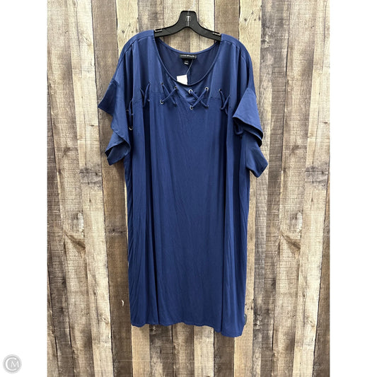 Dress Casual Short By Lane Bryant In Navy, Size: 4x