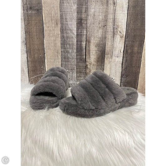 Sandals Designer By Ugg In Grey, Size: 7