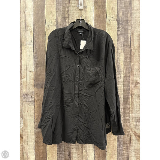 Top Long Sleeve By Torrid In Black, Size: 2x
