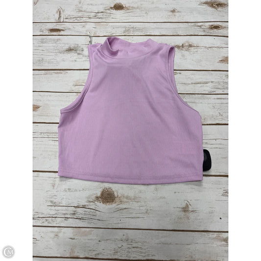 Top Sleeveless Basic By Shein In Purple, Size: M