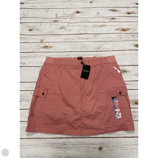 Athletic Skort By Lee In Pink, Size: 18