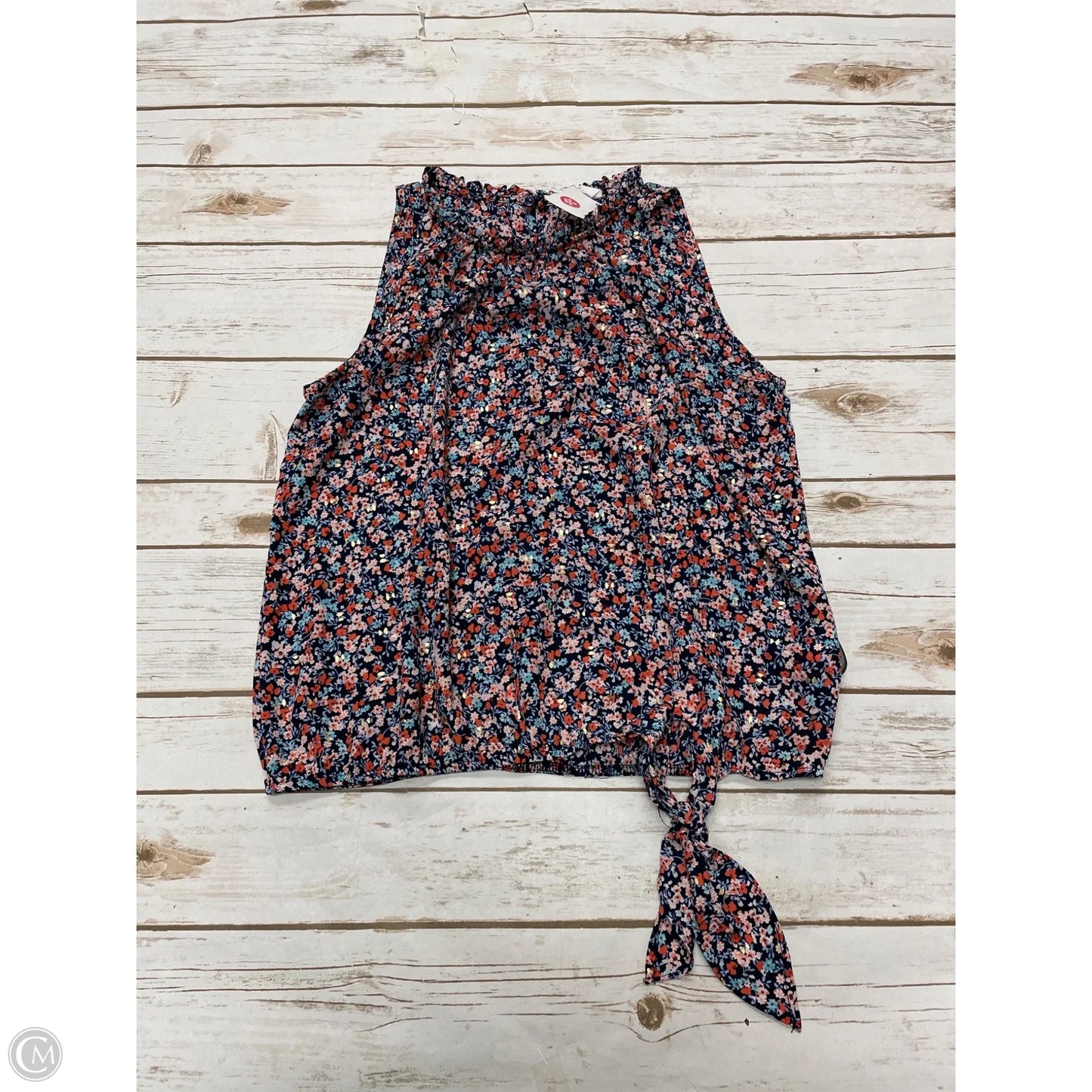 Top Sleeveless By Sienna Sky In Floral Print, Size: Xs
