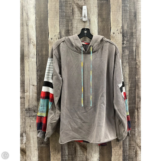 Sweatshirt Hoodie By Easel In Multi-colored, Size: M