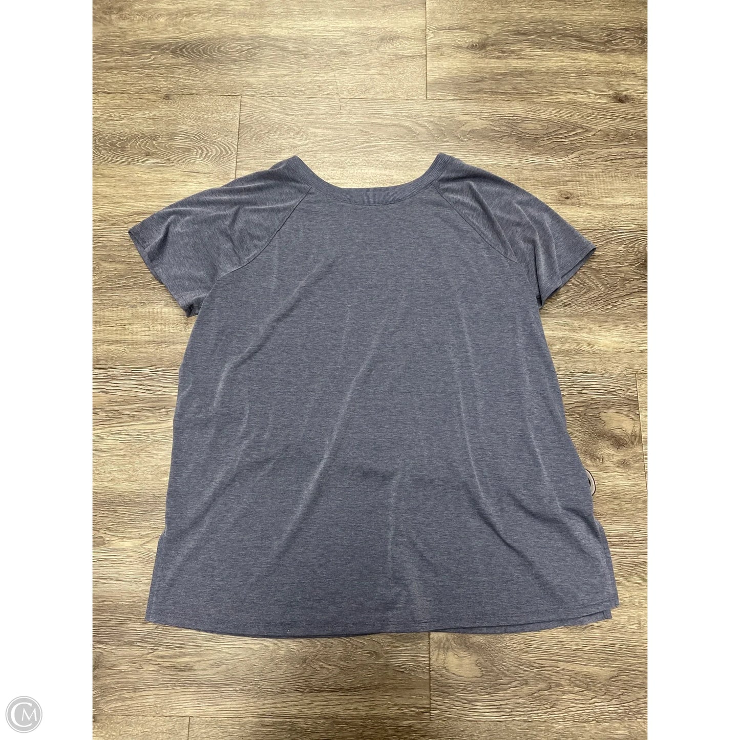 Athletic Top Short Sleeve By Tek Gear In Blue, Size: Xl