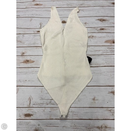 Bodysuit By Abercrombie And Fitch In Ivory, Size: Xl