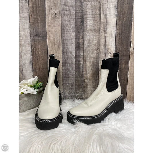 Boots Ankle Heels By Dolce Vita In Black & White, Size: 8