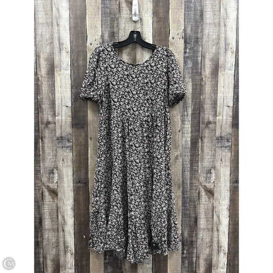 Dress Casual Midi By Aerie In Floral Print, Size: S