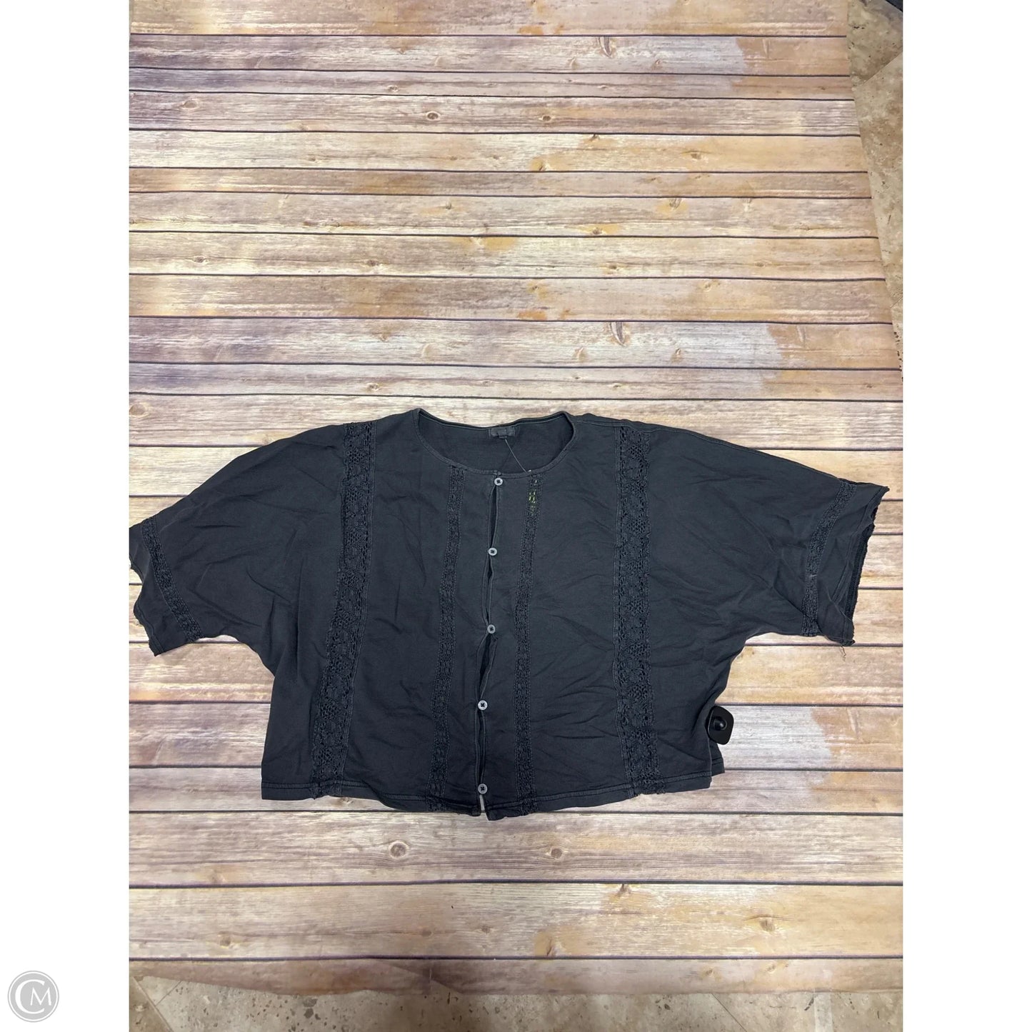 Top 3/4 Sleeve By Aerie In Grey, Size: Xl