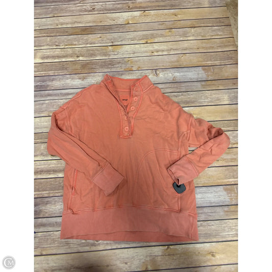Sweatshirt Collar By Aerie In Orange, Size: S