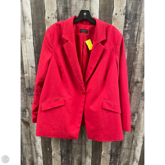 Blazer By Lane Bryant In Red, Size: 2x