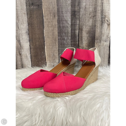 Sandals Heels Wedge By Cme In Pink, Size: 11