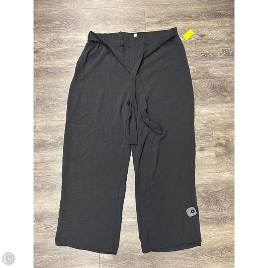 Pants Wide Leg By Maison Jules In Black, Size: 2x