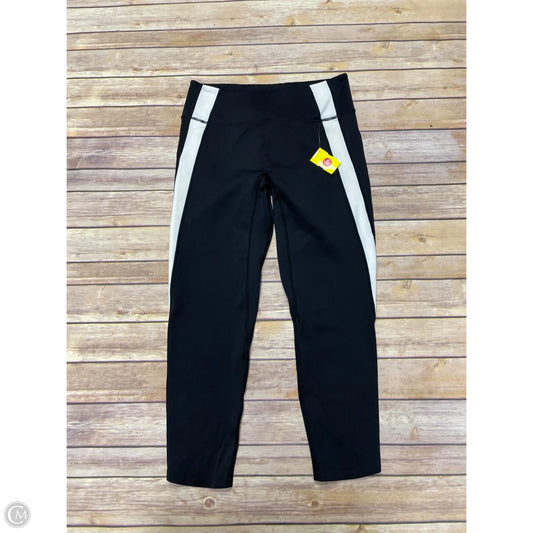 Athletic Leggings By Zyia In Black & White, Size: M